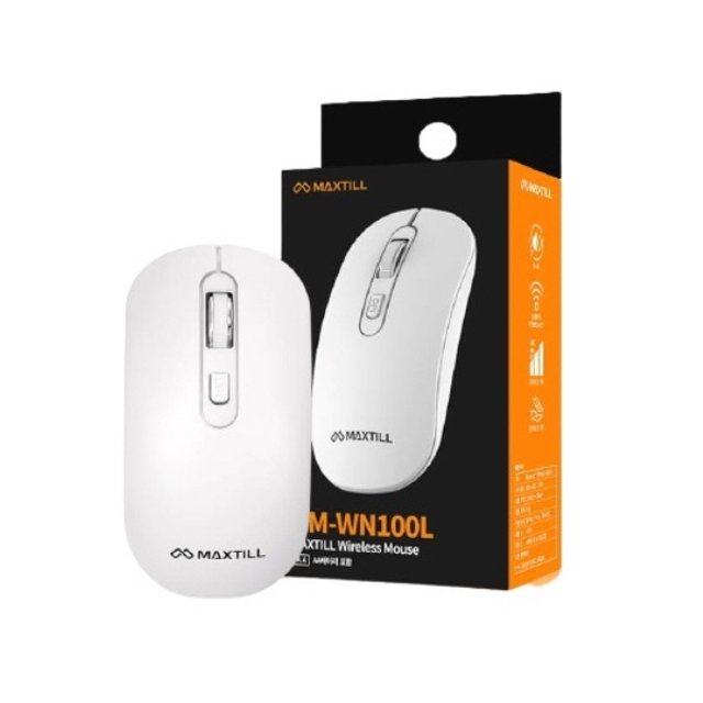 화이트 GM-WN100L 무소음 무선 광마우스 
