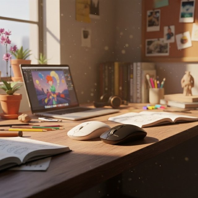 GM-WN100L 무소음 무선 광마우스 블랙