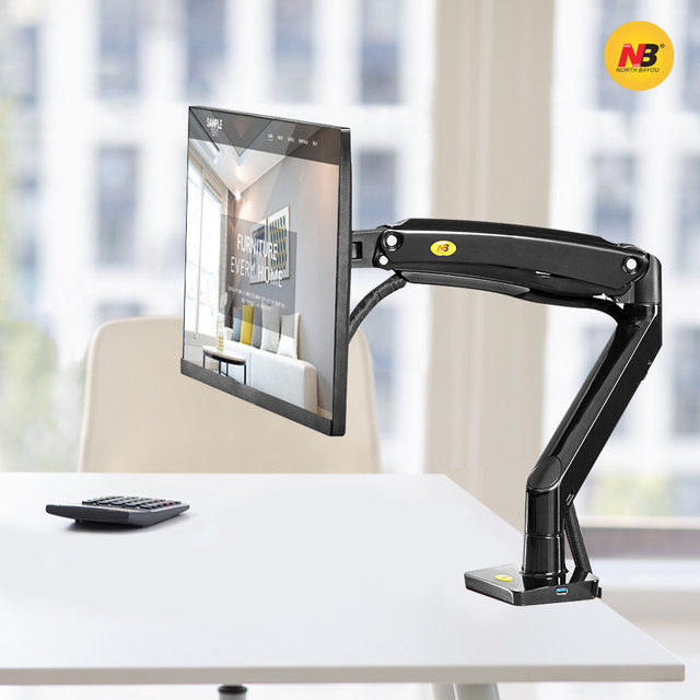 알파플랜 NB F100A 모니터암 27인치 32인치 12KG 거치대 스탠드 