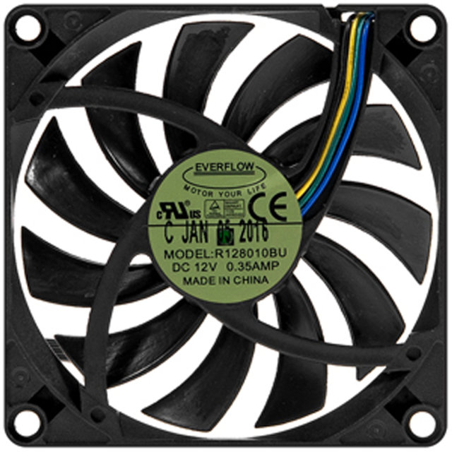 쿨러텍 EVERFLOW R128010BU-4P PWM 시스템쿨러