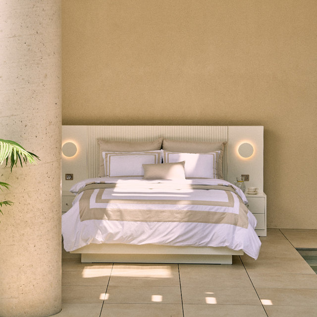 세이지 모던형 호텔 침대 퀸 프레임(협탁2개포함)