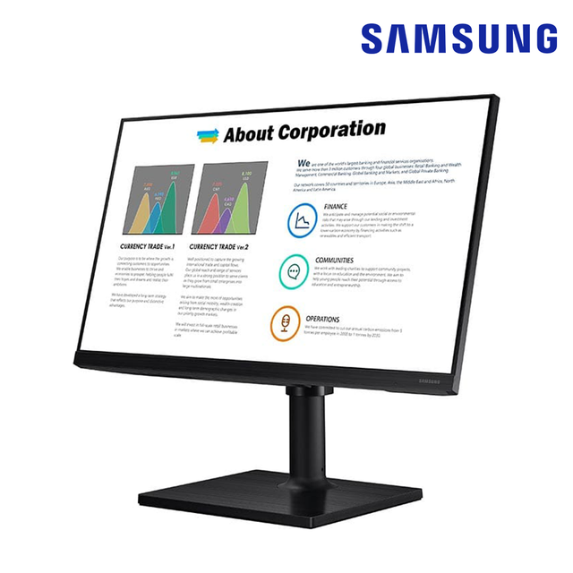 삼성모니터 F27T450 68.6Cm(27) 평면/16:9/FHD/IPS/75Hz/5ms