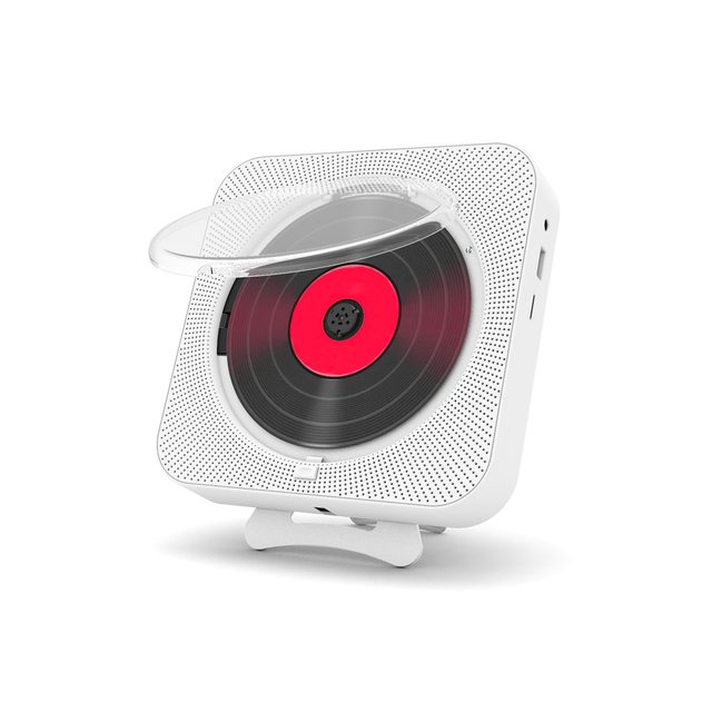 [해외] 최신버젼! 아날로그 감성 벽걸이 CD 플레이어(커버O)