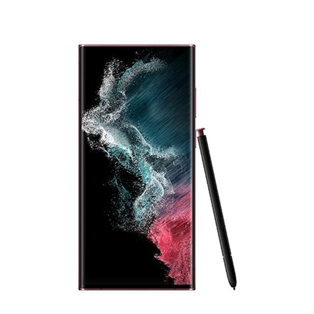 갤럭시 S22 Ultra, 자급제 (버건디, 256GB)