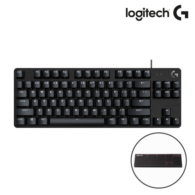 [정품]텐키리스 유선 LED 게이밍 키보드 G413 SE[택타일][PBT 키캡]