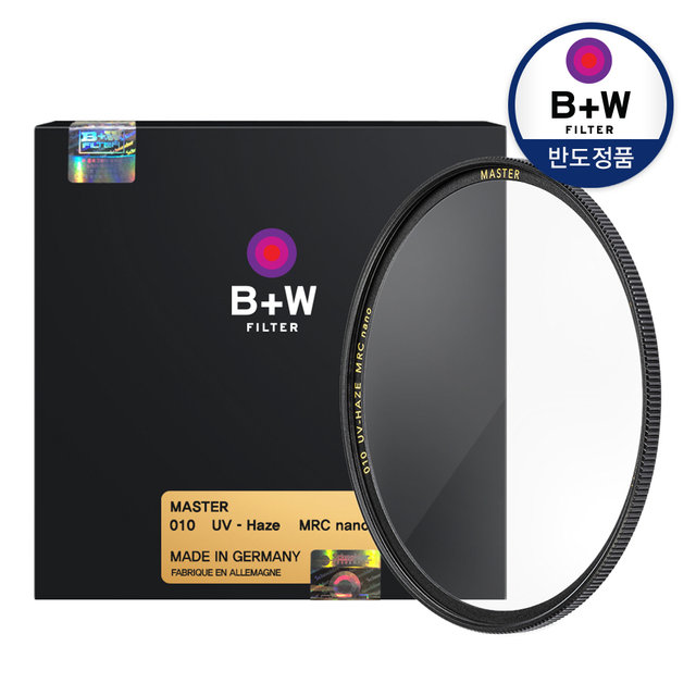 [본사공식] [B+W] 010 UV nano 72mm MRC MASTER 카메라 렌즈 필터