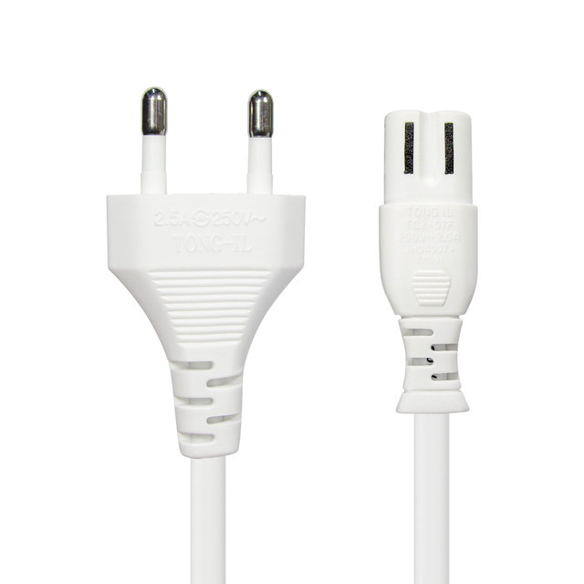 마하링크 국산 AC 8자 코드 파워케이블 화이트 3M ML-W004