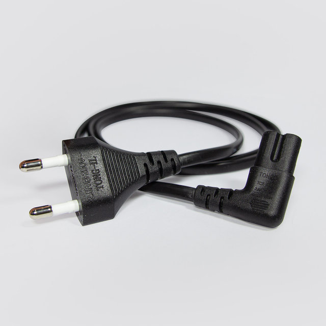 마하링크 국산 AC 8자 코드 파워케이블 ㄱ자 블랙 10M ML-BL006