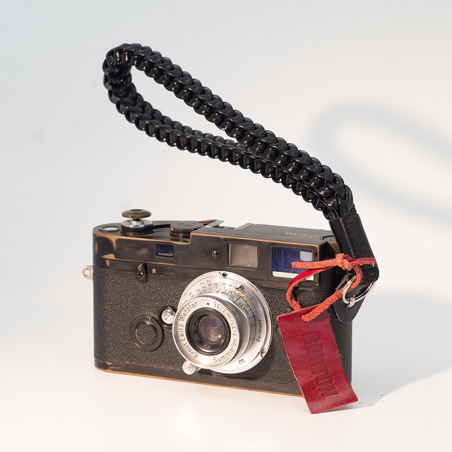 [Barton1972] 바톤 스트랩 브레이드 손목 크롬 Leather Wrist Strap Braidy Chrome