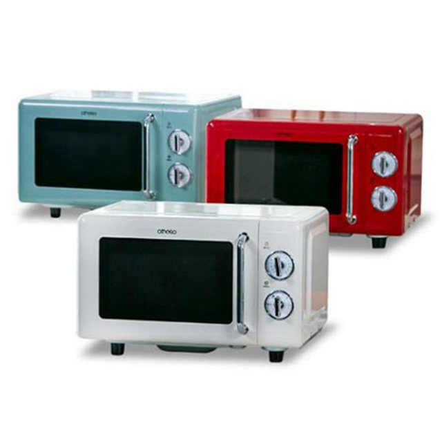 독일 레트로 전자레인지 20L 무회전 플랫타입 2020W(레드)3020GB(민트)