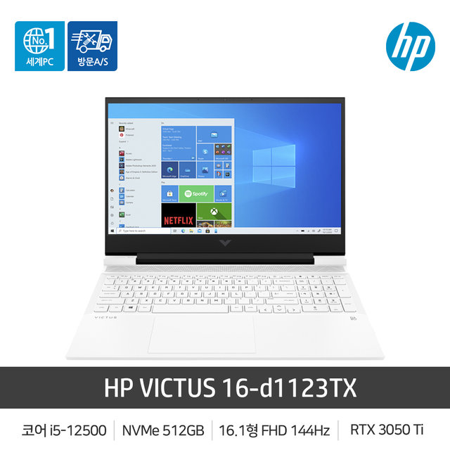 HP Victus 16-d1123TX(Intel i5-12500H 16GB/512GB RTX 3050 Ti Win11 16.1＂ 144Hz)