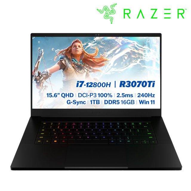 [인텔12세대] BLADE 15 Advanced 12Gen R3070Ti QHD 39.6cm 게이밍 노트북 