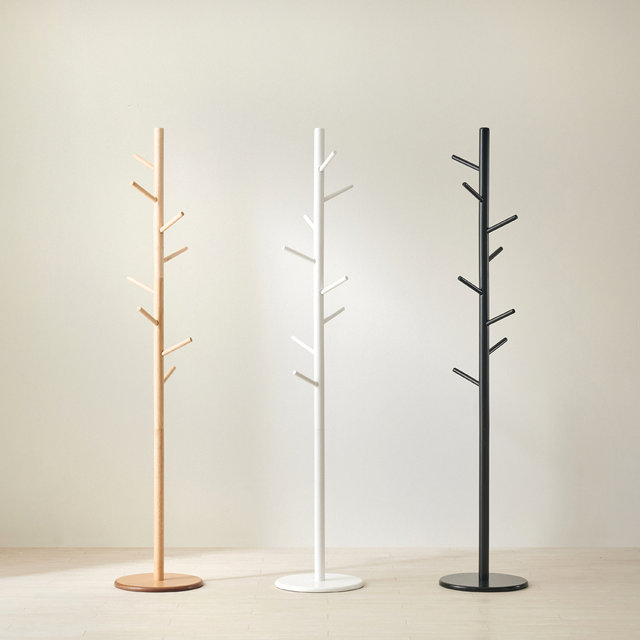 [역마진 비밀특가] 핀란디아 엘라인 원목 원형 스탠드 옷걸이 행거 (내추럴)