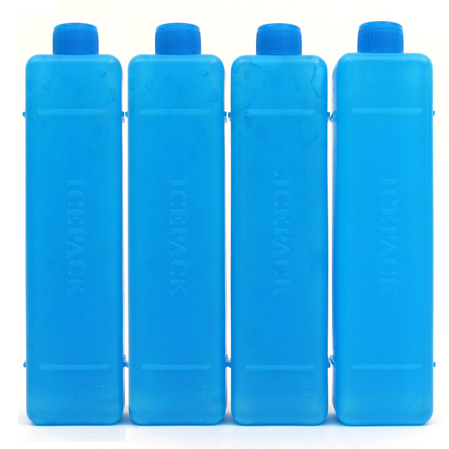 휴대용 아이스팩 4pcs 블루 낚시용품 플라스틱 피크닉