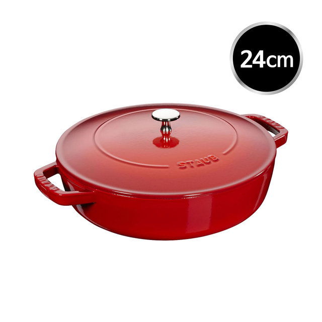 [해외직구] 스타우브 시스테라 전골냄비 24cm, 체리