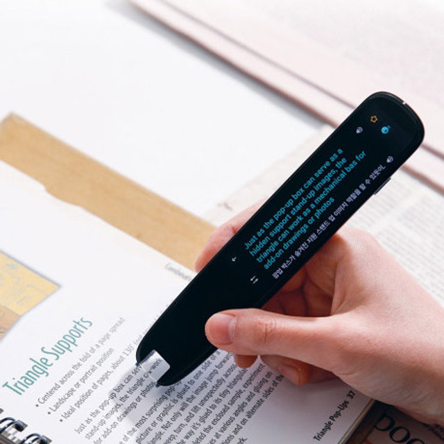 AI 스캔톡 인공지능 한/영 번역기[핑크/그린/블루]