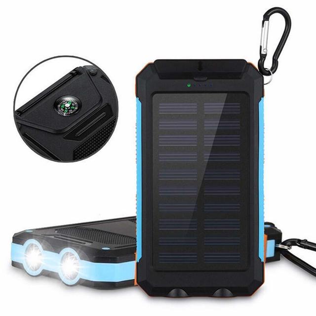 [해외직구] 태양광 태양열 보조배터리 랜턴태양광충전기 20000mAh