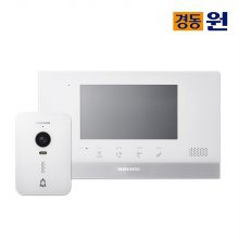시공포함 NHA-0793(화이트) 4선식 7인치 비디오폰(인터폰) 초인