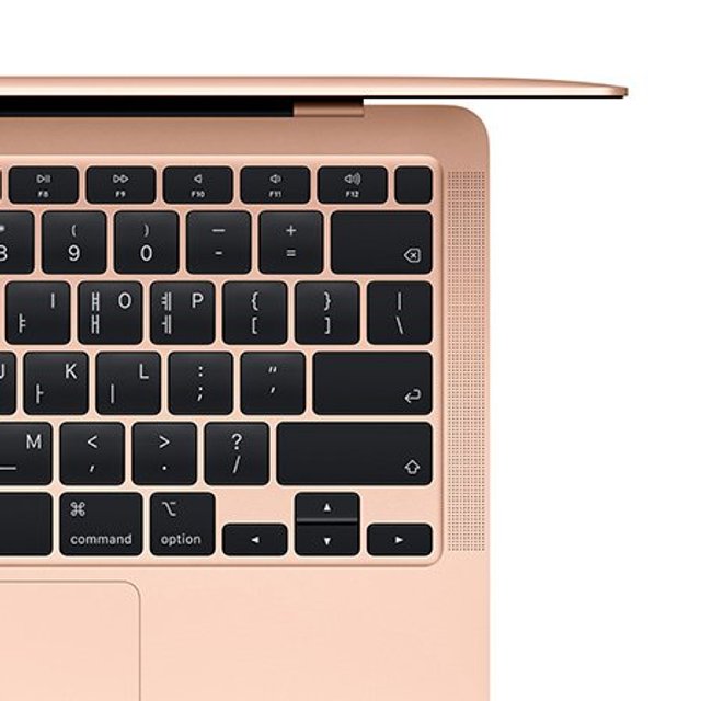 [장기할부] *맥북에어 13 M1 GPU 7코어  RAM 8GB SSD 256GB 골드 / Apple 노트북