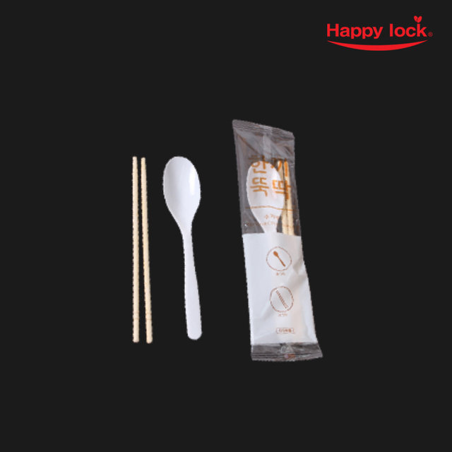 일회용품 수저세트 통합수저 OPP-500set
