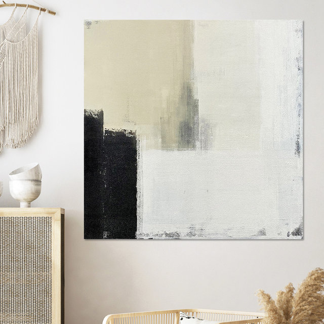 핸드페인팅 캔버스 액자 모브 (60x60cm)