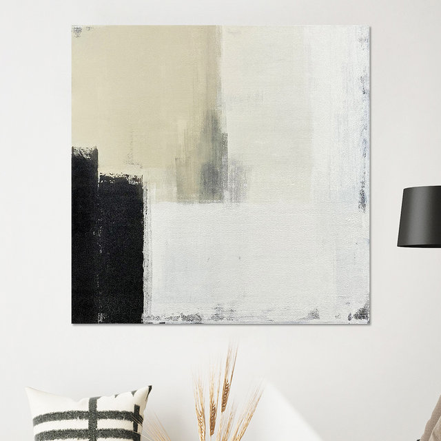 핸드페인팅 캔버스 액자 모브 (60x60cm)