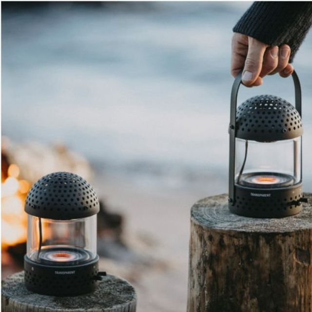 [정품]아웃도어 캠핑 휴대용 블루투스 라이트 스피커 블랙 [TRANSPARENT LIGHT SPEAKER]