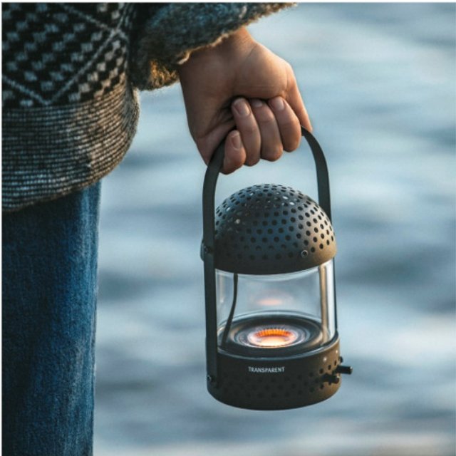 [정품]아웃도어 캠핑 휴대용 블루투스 라이트 스피커 블랙 [TRANSPARENT LIGHT SPEAKER]