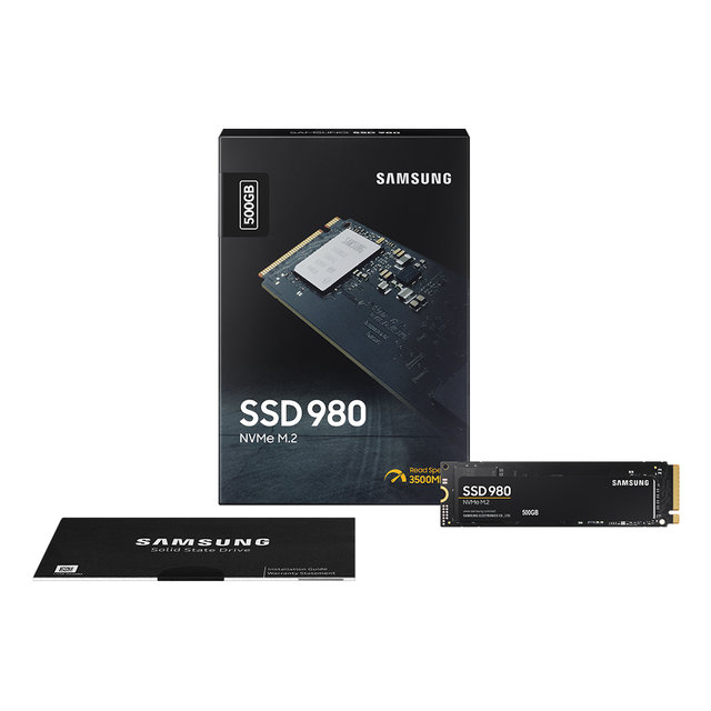 삼성전자 삼성 980 M.2 NvMe PCIe 3.0 TLC SSD 500GB MZ-V8V500BW 공식인증