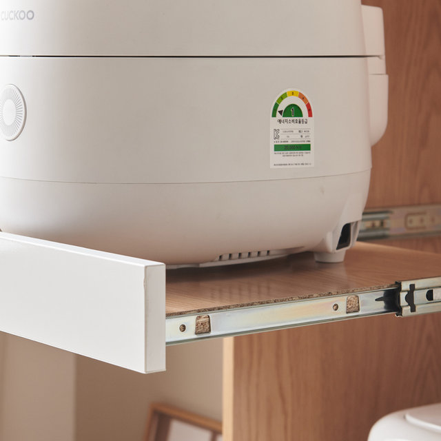 알바로 3단 미니 주방 틈새 밥솥 수납장 렌지대 받침