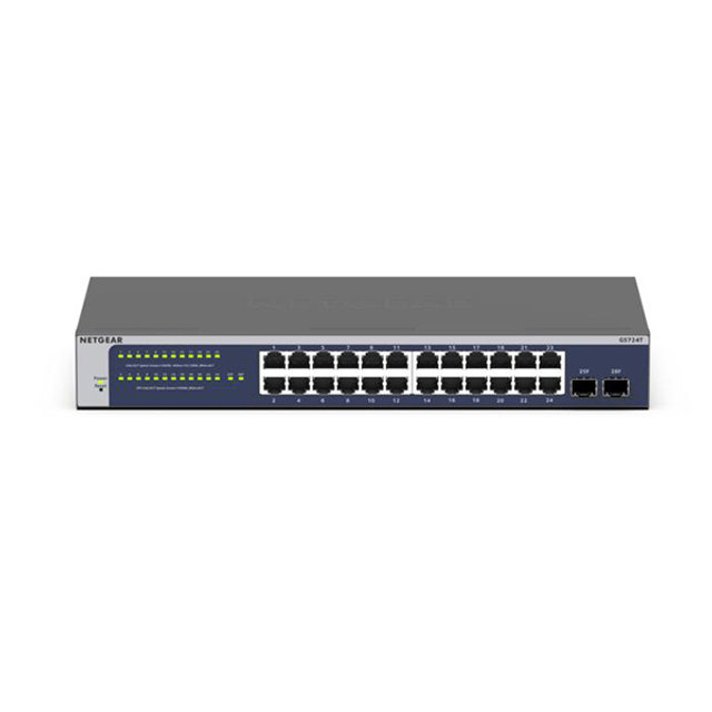 넷기어 GS724T 스위칭허브 24포트/1000Mbps