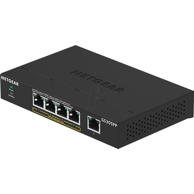 넷기어 GS305PP 스위칭허브 (5포트/1Gbps/POE)