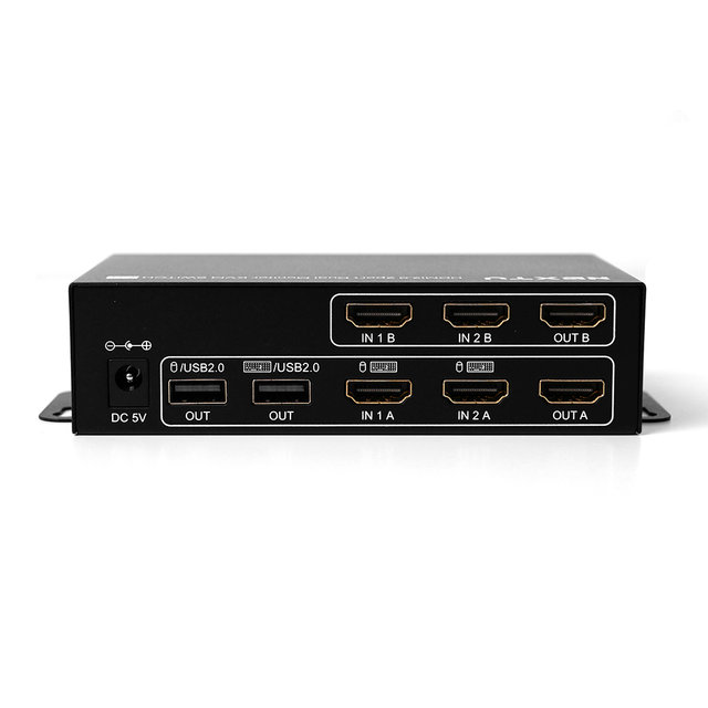 NEXT-7402KVM-DUAL HDMI 2포트 듀얼모니터 KVM스위치