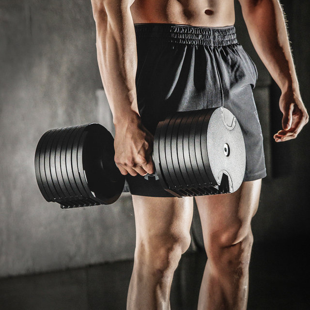 멜킨 36kg 무게조절 덤벨 롤튼 4kg 중량조절 조립식 아령 세트