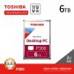 -공식- Toshiba 6TB HDD P300 HDWD260 데스크탑용 하드디스크 (5,400RPM/128MB/SMR)