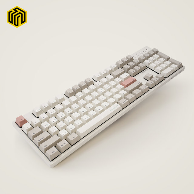 토체프 D&T 콜라보 기계식 키보드 웜톤베이지 저소음적축 세트