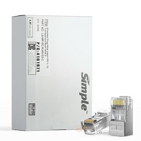 롯데하이마트 | LS전선 LS-MP-SC6-RJ45-EZ-C EZ STP RJ45 커넥터