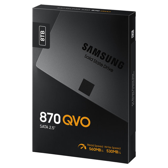 삼성전자 삼성 공식인증 SSD 870QVO MZ-77Q8T0BW (정품) 8TB