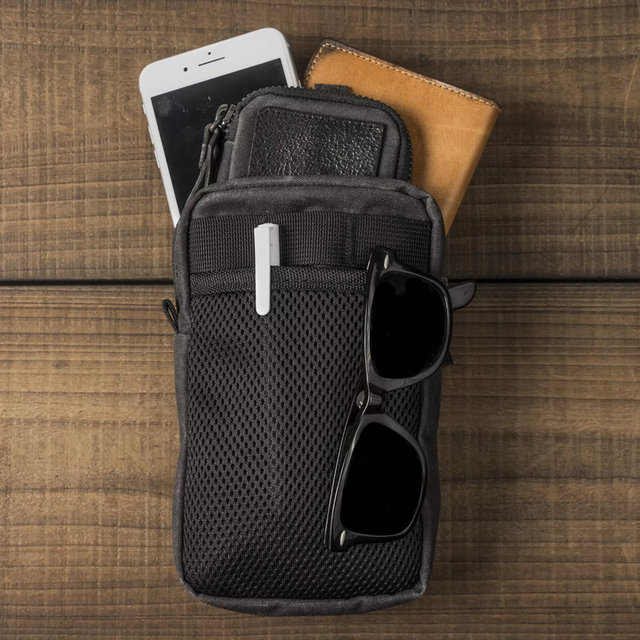 [WOTANCRAFT] 우탄크래프트 파우치 Zipper Pouch for Pilot Charcoal Black