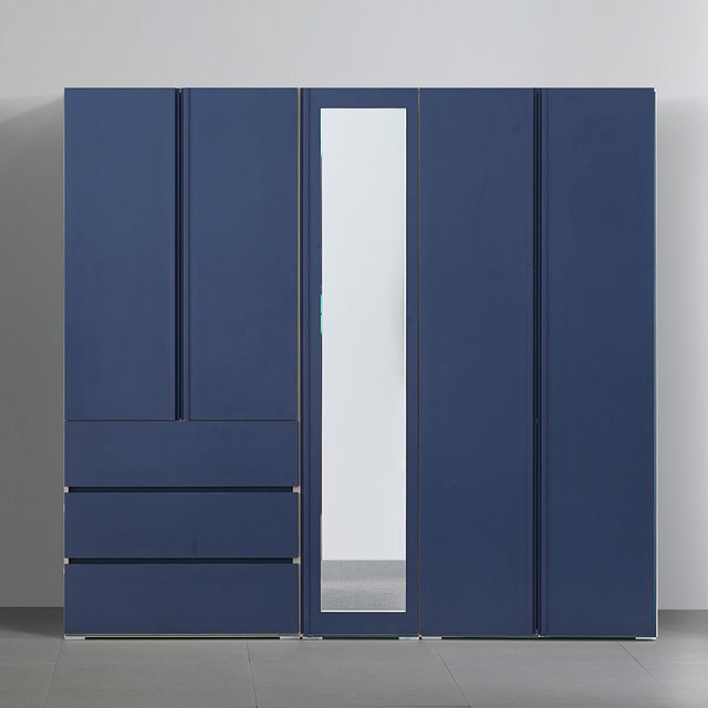 [비밀특가] 블랑쉬 2000 3단서랍 전신거울 옷장 장롱 시스템옷장