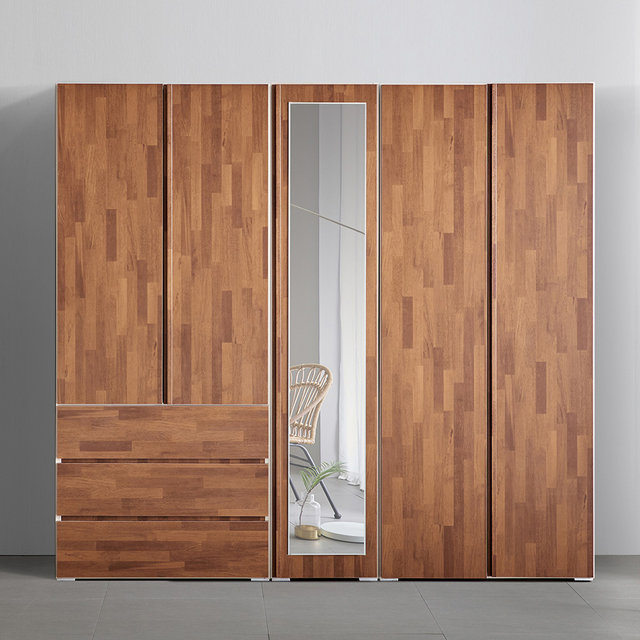 [비밀특가] 블랑쉬 2000 3단서랍 전신거울 옷장 장롱 시스템옷장