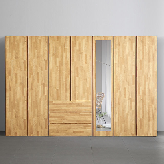 [비밀특가] 블랑쉬 2800 전신거울 옷장 장롱 시스템옷장