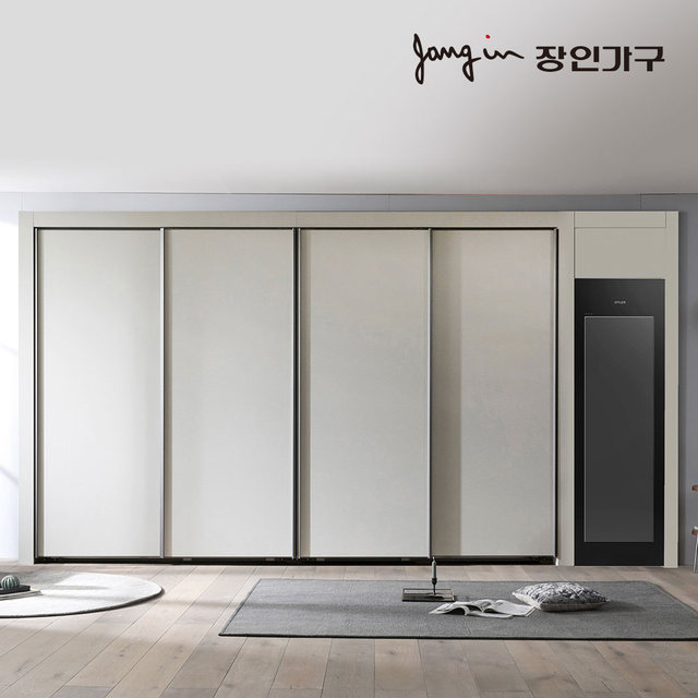 [비밀특가] 단테 슬림 스타일러 슬라이딩 붙박이장 30cm