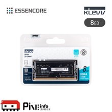 에센코어 KLEVV 8G PC4-25600 CL22 DDR4 노트북용 파인인포 (하이닉스 칩 내장)