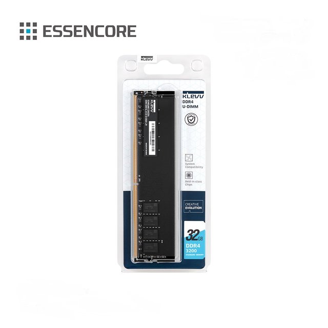 에센코어 KLEVV 32G PC4-25600 CL22 DDR4 파인인포 (하이닉스 칩 내장)