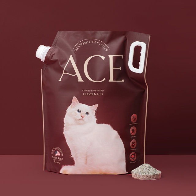 [에이스벤토나이트] 먼지없는 벤토나이트모래 무향 9.35kg 1+1