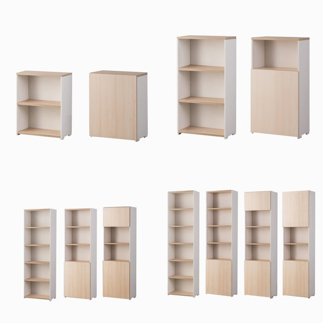 오브제 600 6단책장(하부도어)