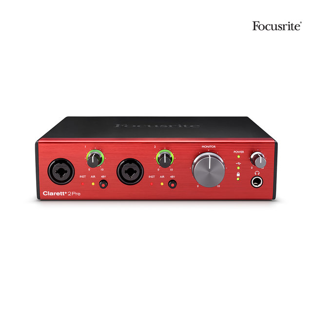 [Focusrite] Clarett+ 2Pre 고성능 오디오 인터페이스