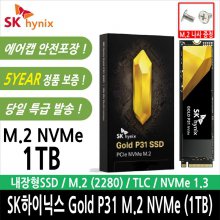 SK하이닉스 Gold P31 M.2 NVMe 1TB (정품) 내장형SSD 5년보증