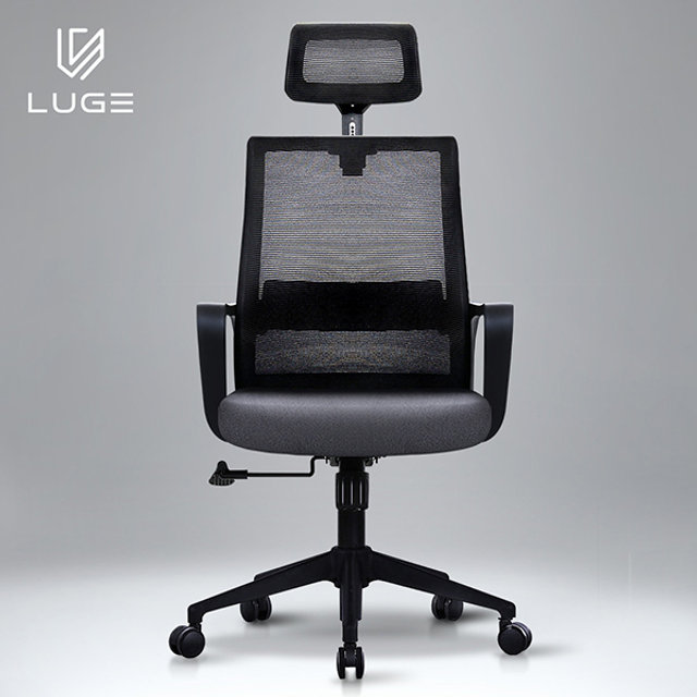 루게 L25 블랙 컴퓨터 사무용 학생용의자 